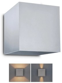Brilagi - LED Kültéri fali lámpa CUBE LED/6W/230V szürke IP54