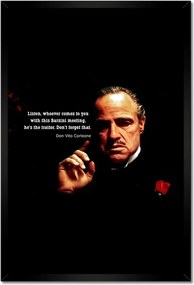 Poszterek keretben 40x60 Idézetek a Keresztapáról