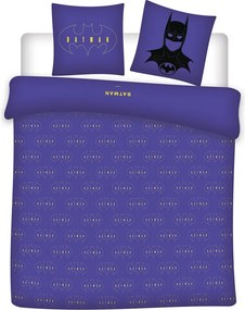 Batman Claim the Night dupla, kétszemélyes ágyneműhuzat 240×220cm, 65x65 cm