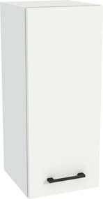 Konyhaszekrény felső 30/72 Capri korpusz fehér front fehér matt