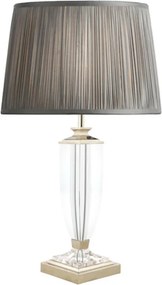 LAURA ASHLEY 3582661-Q CARSON Kristály Asztali lámpa Fehér, Polírozott nikkel B22 IP20