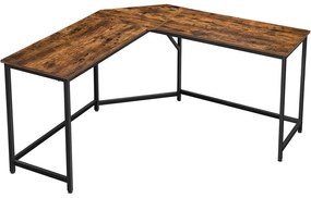 VASAGLE Sarokasztal, L alakú számítógép asztal, irodai asztal 149 x 149 x 75 cm