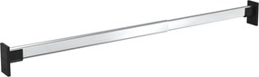 vidaXL 2 db ezüst teleszkópos gardróbsín 58-100 cm