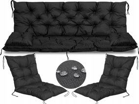 Kerti padpárna 100x60x50 cm 2 db székpárna 50x50x50 cm