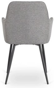 Elegáns Karosszék Szürke Színben.BRESSO 2