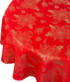 Abrosz Karácsonyi Csillag Piros Arany Kör Átmérő 80 cm