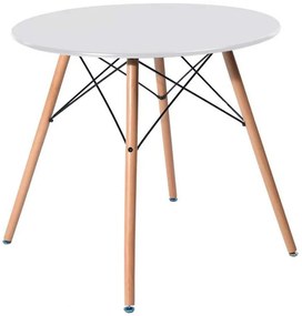 4 db modern étkezőszék asztallal, 3 színben-fehér