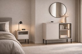 Harmona éjjeliszekrény 40 cm fiókkal - kasmír