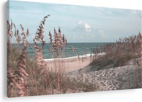 Kép - Rózsaszín strand (90x60 cm)