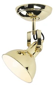 Ipari kerek reflektor arany 1-lámpás - Tommy