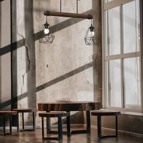 Felületre szerelhető csillár ACERO 2xE27/60W/230V