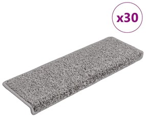 30 db szürke lépcsőszőnyeg 65 x 21 x 4 cm