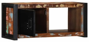 TV szekrény 80x30x35 cm tömörfa, újrahasznosított fa
