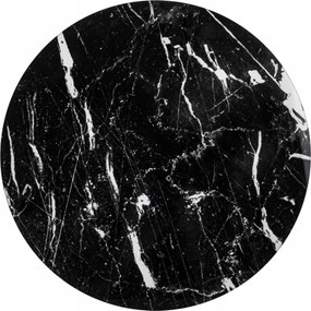 Patera tálca fekete fehér tányértartó glamour márvány