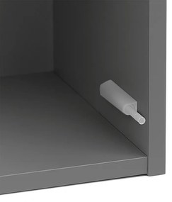 Boxie 1 ajtós fali szekrény 80x40x37 cm antracit