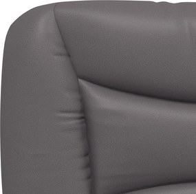 szürke műbőr fejtámla párna Hvar 180 cm