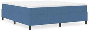 Boxspring Ágy Kék Szuper King Corduroy Szövet