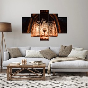 Kép - Fényes show a síneken (150x105 cm)