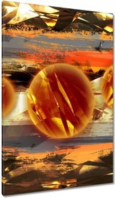 Vászonkép 80x120 Kíváncsi narancssárga gömbök