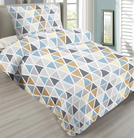Triangel mikroplüss ágyneműhuzat 200x140cm+90x70cm TiaHome