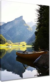 Vászonkép 50x70 Hegyi tó