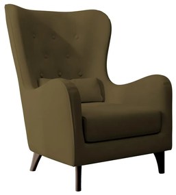 Fotel lábtartóval Calimero II  (oliva + wenge). 1099334