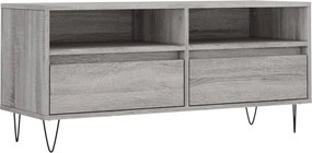 vidaXL szürke sonoma színű szerelt fa TV-szekrény 100x34,5x44,5 cm