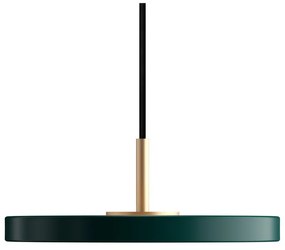 Sötétzöld LED függőlámpa fém búrával ø 15 cm Asteria Micro – UMAGE