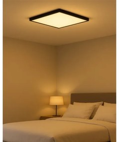 LED mennyezeti lámpa LED/40W/230V 3000/4000/6500K 50x50 cm fekete