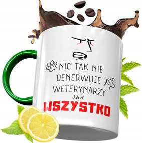 Zöld Bögre Állatorvosnak Születésnapi Ajándék fényképes nyomtatással