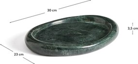 Márvány dekoratív tálca 23x30 cm Lenorel – Kave Home