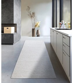 Fehér kézi szövésű gyapjú futószőnyeg 80x200 cm Francois – Villeroy&amp;Boch