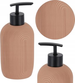 Szappan Adagoló Pumpás fürdőszoba folyékony szappan 400ml zselés dekoratív rózsaszín