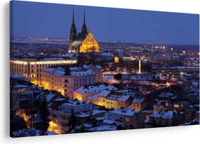 Kép - Cathedral of St. Péter és Pál, Brno, Csehország (90x60 cm)