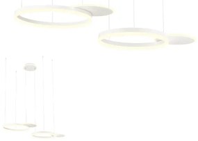 Redo 01-2605 - SIGUA fényerőszabályozható kábeles LED csillár LED/99W/230V CRI 90 fehér