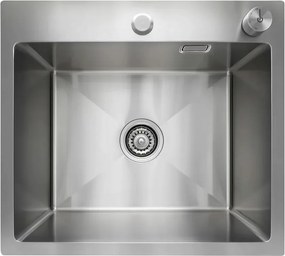 Sanycasa egymedencĂ©s mosogatĂł acĂ©l szĂŒrke 45 x 50 cm