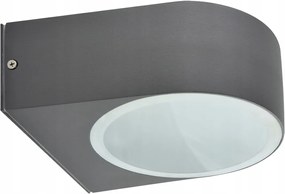 Kültéri kerti homlokzati fali lámpa Limo E27 sötétszürke