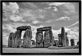 Poszterek keretben 60x40 Stonehenge Kilátás