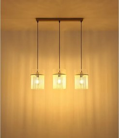 Globo 15698-3HB - GORLEY csillár kábelen 3xE27/60W/230V