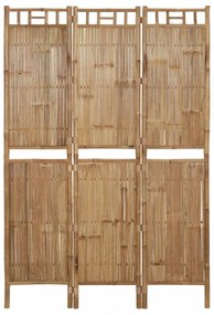 3 paneles bambusz térelválasztó 120 x 180 cm