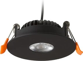 RENDL SPRAY 11 süllyesztett lámpa fekete 230V LED 9W 24° 3000K