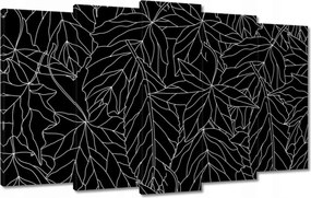 Festmények 100x60 Leveles absztrakt