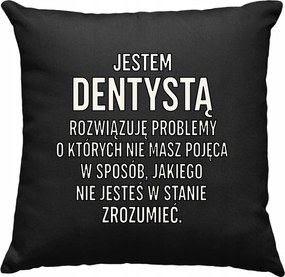 Proud Dentist Pl párna, fekete