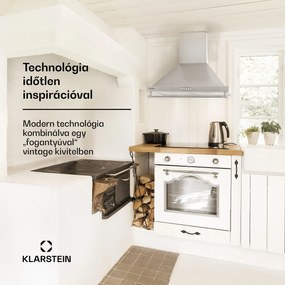 Klarstein Montblanc 60, páraelszívó, 610 m³/ó, 165 W, 2 x 1,5 W LED, díszléc