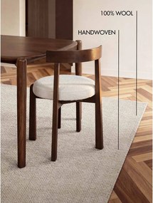 Krémszínű kézi szövésű gyapjú szőnyeg 160x230 cm Greenwich – Ted Baker