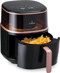 Klarstein Air Bloom, forrólevegős fritőz, 1500 W, 7,5 l, 16 program, gőzölő funkcióval