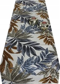 Futófelület Vastag Szövet 40x140 levelek barna bézs ég