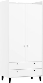 Dolce szekrény DOL-20 2D2S fehér fehér 90 cm