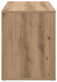 Cipőtartó polcokkal kézműves tölgy 75 x 35 x 45 cm Faanyag