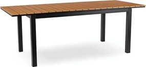 ARGOS kerti asztal 160-260 cm, tölgy-fekete